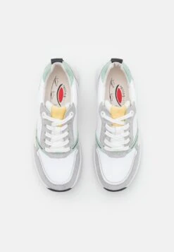 Gabor Comfort Sneakers Laag - Weiss/Light Grey Kombi -Comfort Schoenen Winkel 1ec20033fb6f41fdad9749428f25c669