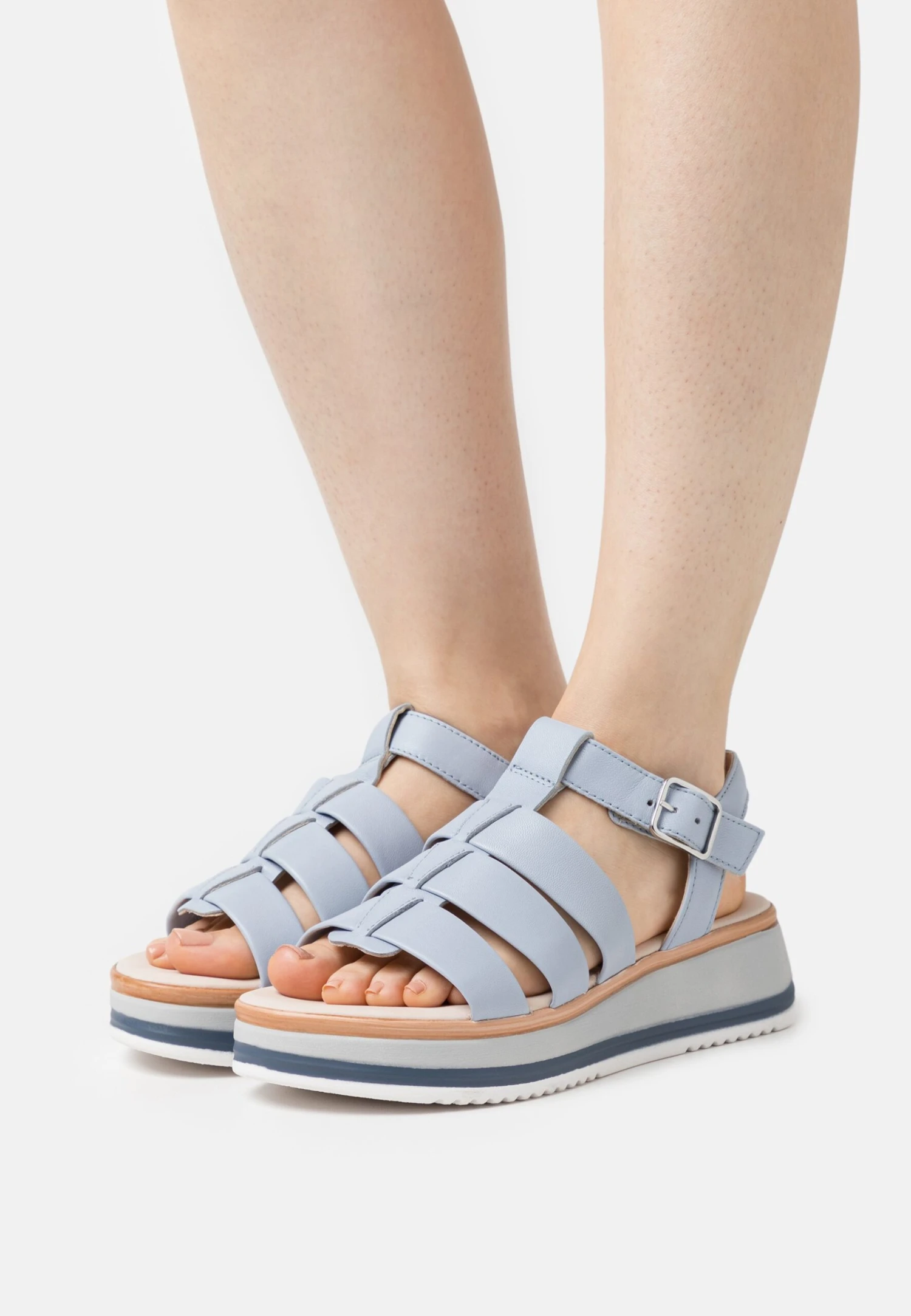 Gabor Comfort Sandalen Met Plateauzool - Sky 1 Gabor Comfort Sandalen Met Plateauzool - Sky