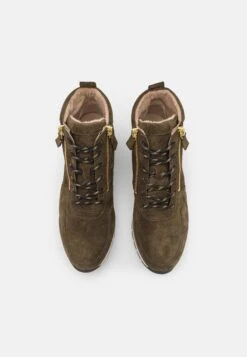 Gabor Comfort Veterboots - Olive -Comfort Schoenen Winkel 223c3131bef6475e8057354fc964d43d