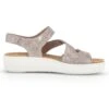 Gabor Comfort Comfort - Sandalen Met Plateauzool - Beige