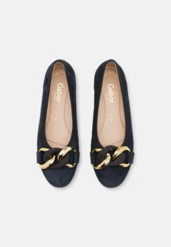 Gabor Comfort Ballerina'S - Dark Blue/Uni Gold 11 Gabor Comfort Ballerina'S - Dark Blue/Uni Gold -Comfort Schoenen Winkel 24ee951df77e40f6bd624f737790b9bb