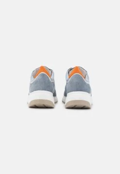 Gabor Comfort Sneakers Laag - Grau/Cielo/Orange -Comfort Schoenen Winkel 2d193de65b7a4446841fffd027e7a9b7