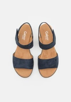 Gabor Comfort Sandalen Met Sleehak - Dark Blue -Comfort Schoenen Winkel 37adcdd96a4c4a63a5c696aa56b64d43