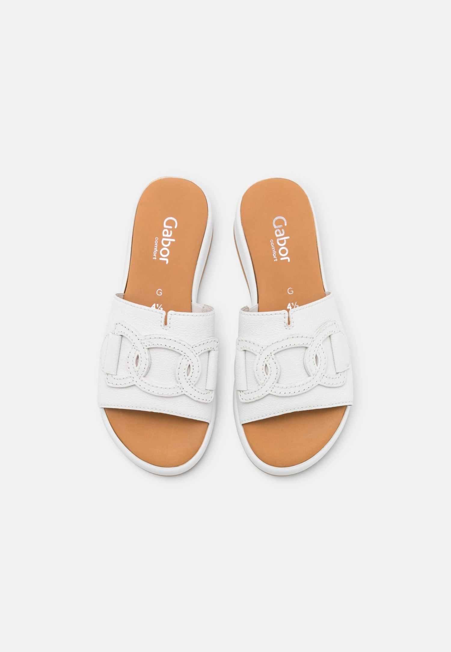 Gabor Comfort Muiltjes - Weiss 6 Gabor Comfort Muiltjes - Weiss - Afbeelding 6