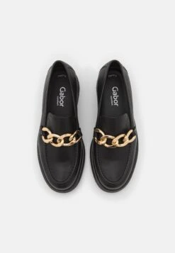 Gabor Comfort Instappers - Schwarz/Gold -Comfort Schoenen Winkel 5ffecbe0d90e4635932127f82f2648f1