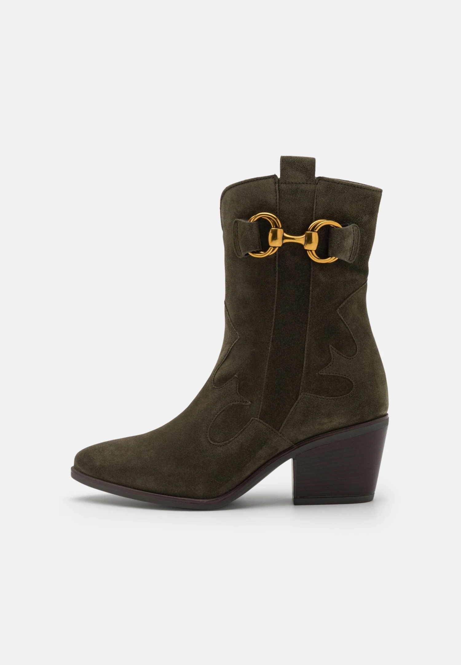 Gabor Comfort Cowboy-/Bikerlaarsjes - Bosco/Dark Gold 2 Gabor Comfort Cowboy-/Bikerlaarsjes - Bosco/Dark Gold - Afbeelding 2