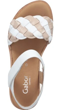 Gabor Comfort Sandalen Met Plateauzool - Weiss New Rose -Comfort Schoenen Winkel 70e614877dcc4f42b95c7421ebb4c345