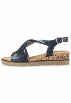 Gabor Comfort Sandalen Met Sleehak - Ocean Korkts Honi