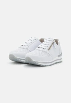 Gabor Comfort Sneakers Laag - Weiss/Silber -Comfort Schoenen Winkel 9c4f3c9f29fd474a81d0384d8580021a