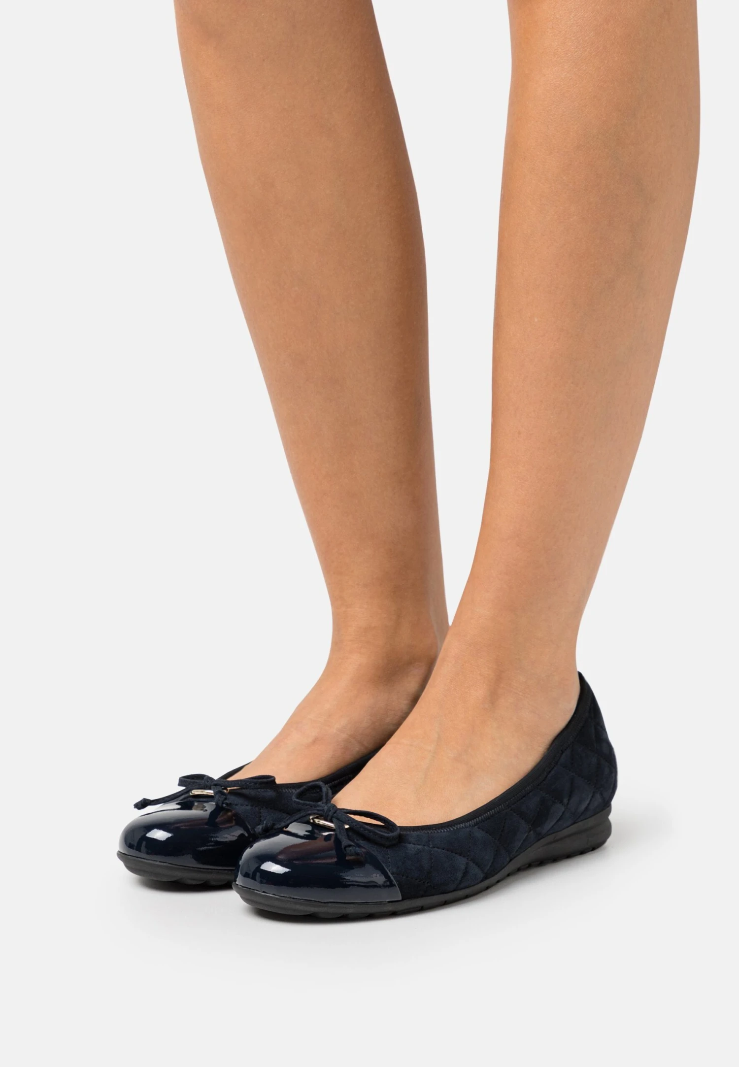 Gabor Comfort Ballerina'S - Dark Blue/Gold 1 Gabor Comfort Ballerina'S - Dark Blue/Gold
