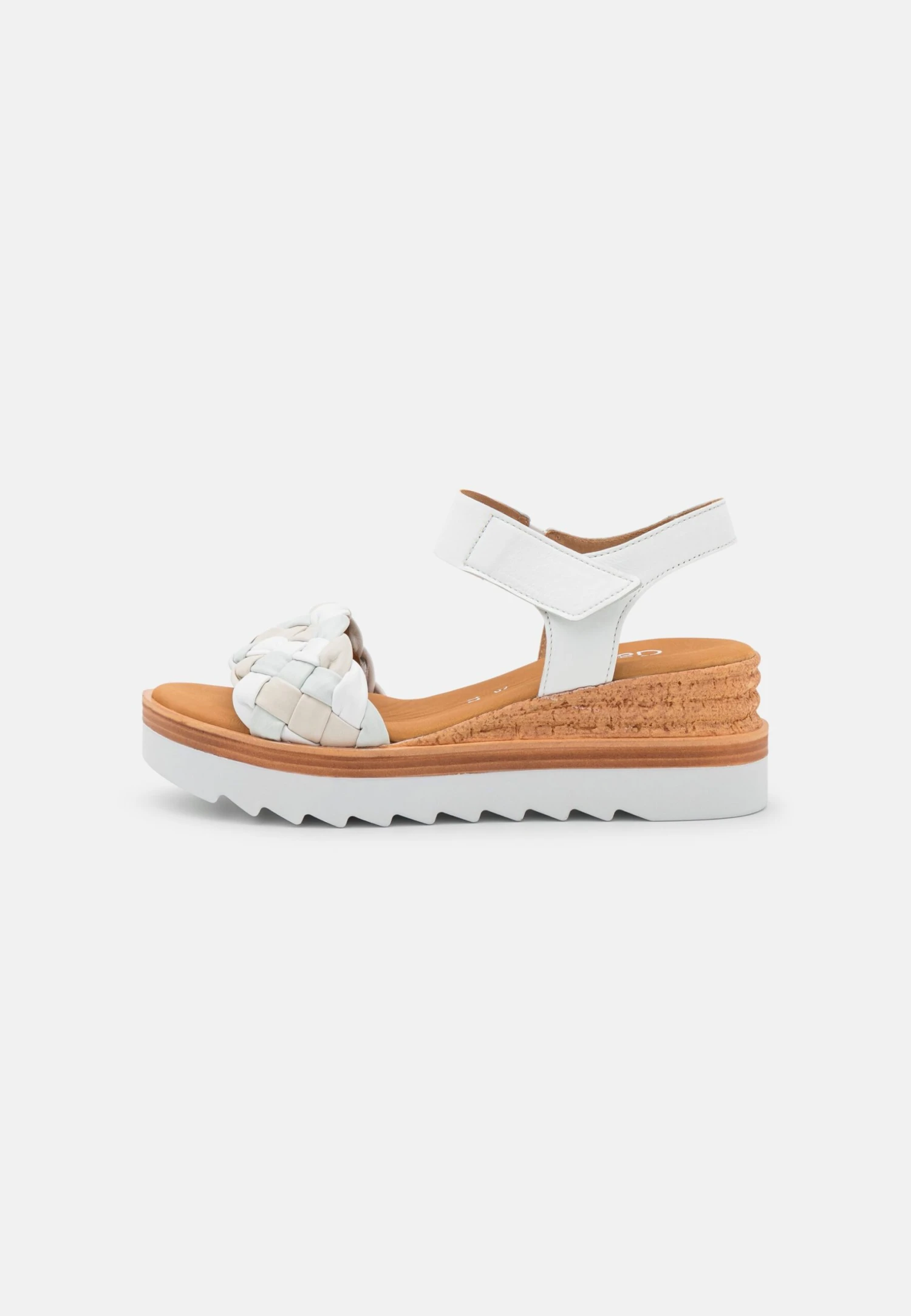 Gabor Comfort Sandalen Met Plateauzool - Bianco/Light Mint/Crem 2 Gabor Comfort Sandalen Met Plateauzool - Bianco/Light Mint/Crem - Afbeelding 2