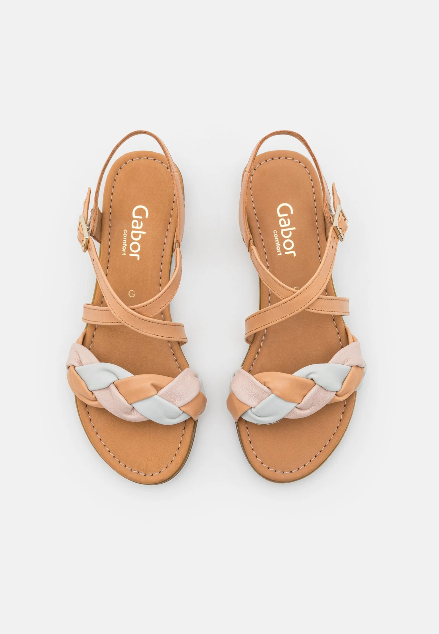 Gabor Comfort Sandalen - Peanut/Pastel 6 Gabor Comfort Sandalen - Peanut/Pastel - Afbeelding 6