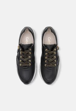 Gabor Comfort Sneakers Laag - Schwarz/Gold -Comfort Schoenen Winkel c469f2e346414d2fa6e974d2ba379fc0