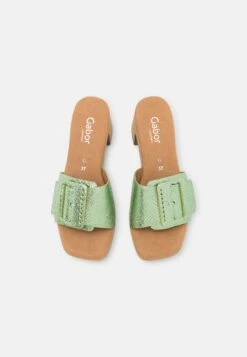 Gabor Comfort Clogs - Green -Comfort Schoenen Winkel d1e095029d6449e7919d59ad9b70a408