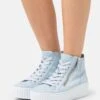 Gabor Comfort Sneakers Laag - Sky/Ube