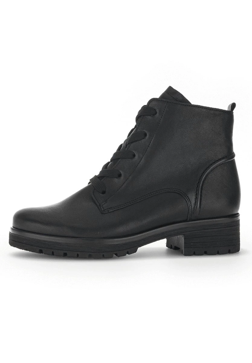 Gabor Comfort Elegante - Veterboots - Schwarz Mel 1 Gabor Comfort Elegante - Veterboots - Schwarz Mel