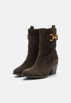 Gabor Comfort Korte Laarzen - Brown/Gold -Comfort Schoenen Winkel e4742d5558a24c318b69a79140ce35d4