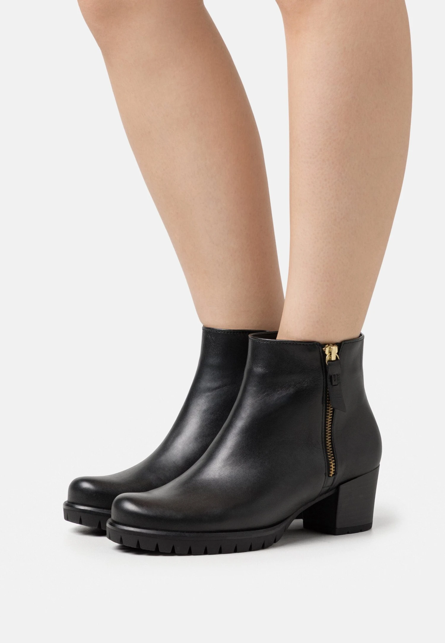 Gabor Comfort Cowboy-/Bikerlaarsjes - Schwarz 1 Gabor Comfort Cowboy-/Bikerlaarsjes - Schwarz