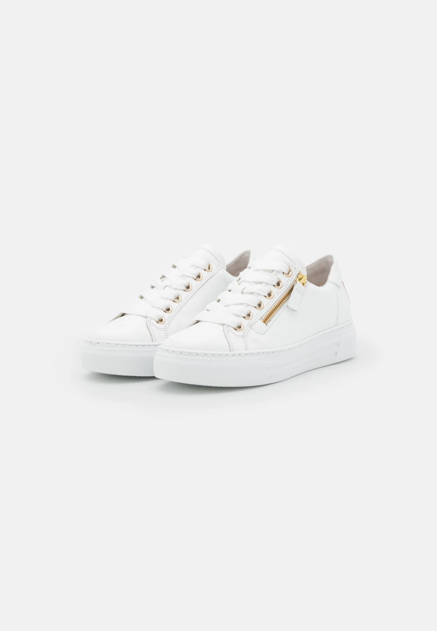 Gabor Comfort Sneakers Laag - Weiss/Platino/Gold 3 Gabor Comfort Sneakers Laag - Weiss/Platino/Gold - Afbeelding 3