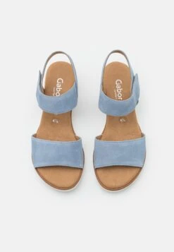 Gabor Comfort Sandalen Met Sleehak - Lagune -Comfort Schoenen Winkel f0d25bab9188474098a91316b6e2edb7